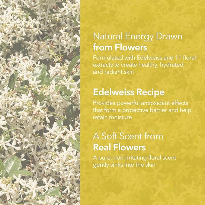 Edelweiss Cleansing Balm – Vegan Makeup Remover and Face Cleanser with Natural Flower Extracts. Korean Skincare, No Parabens or Sulfates (3.38 fl oz)-FemmiqueWomen