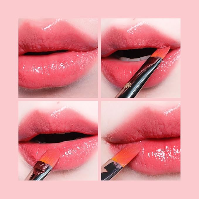 Piccasso 501 Lip Brush – Professional Lip Brush for Precise Lip Gloss & Lip Stain Application, Smooth Color Payoff & Defined Lip Lines, Synthetic Makeup Brush for Clean, Flawless Finish-FemmiqueWomen