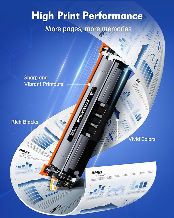 210X 210A Toner Cartridges 4 Pack - High Yield Replacement for HP 210X 210A,Works for HP Color Laserjet Pro MFP 4301fdw Wireless Printer,MFP Pro 4301fdn 4201dw 4201dn,Color Pro MFP 4301 4201 Printer
