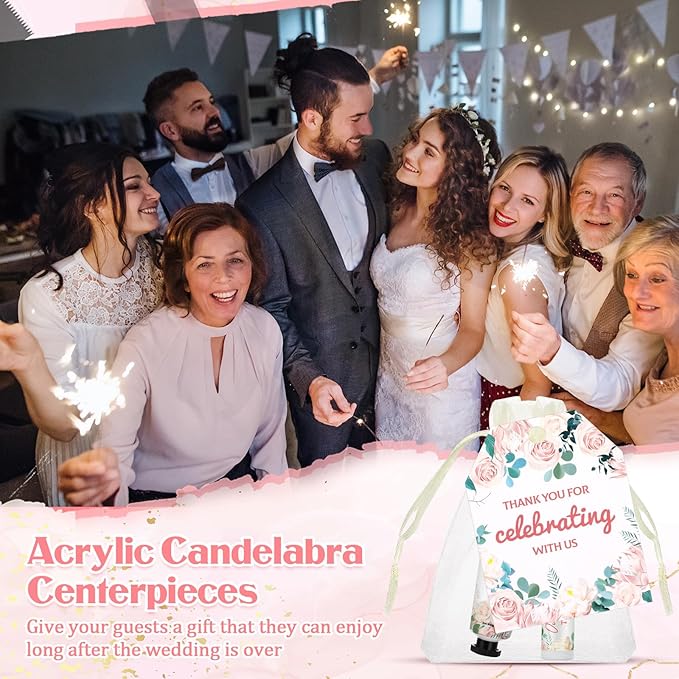 25 Set Wedding Lip Balms and Hand Cream Gift Set Include 25 Moisturizing Hand Care Cream 25 Lip Balms with Thank You Cards and Bags Bridesmaid Gift Set for Bridal Shower Wedding(Floral)-FemmiqueWomen