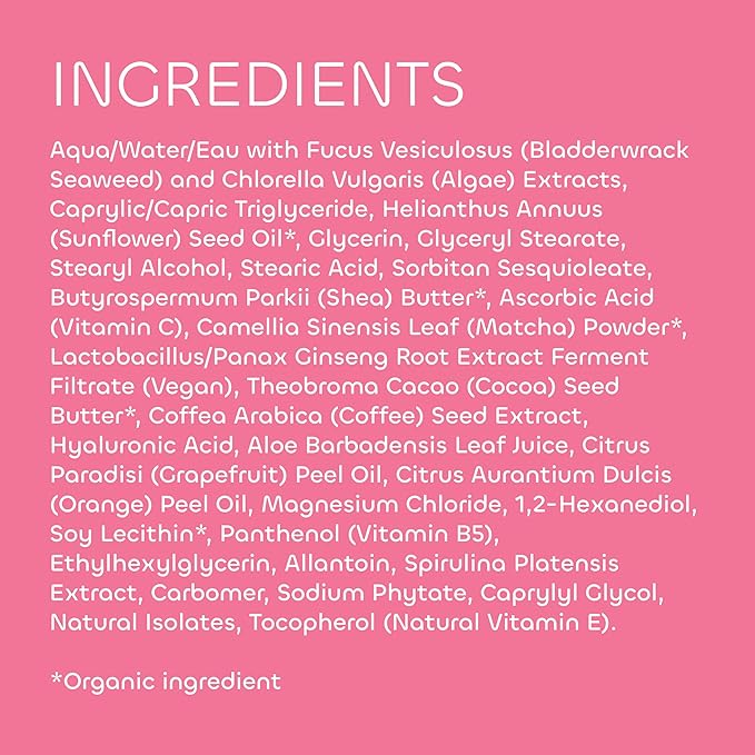 Seaweed Bath Co. Energize Body Cream - Grapefruit Orange | Hand and Body Lotion with Vitamin C, Hyaluronic Acid and Shea Butter | Invigorating Moisturizer For Dry Skin | 6 oz-FemmiqueWomen