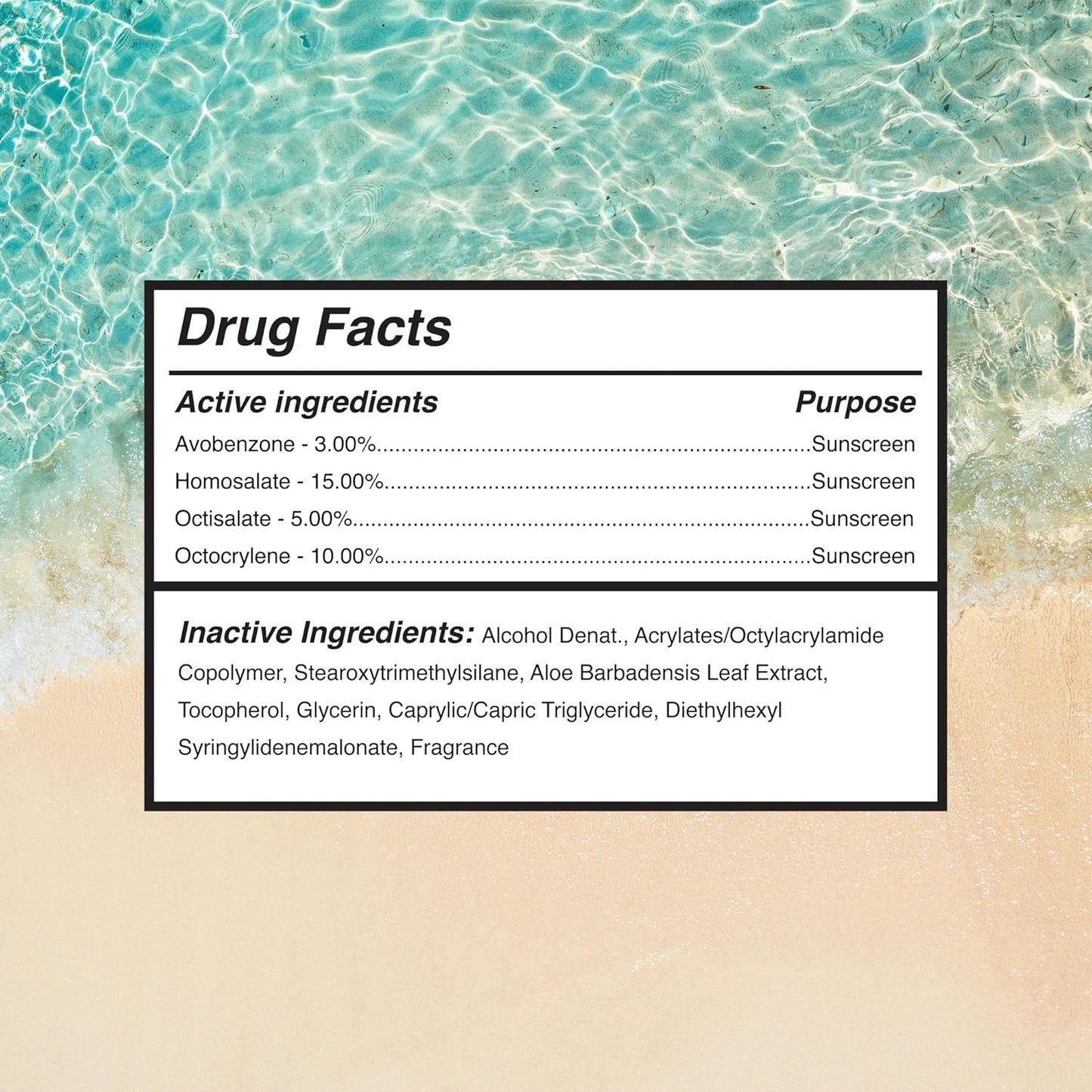 Surface Sunscreen Spray SPF 50 for Body, Lightweight Natural Formula, Reef Friendly, Broad Spectrum UVA UVB Protection, Water Resistant Sun Care for 80 Minutes Outdoor Use, Tropical Scent, 6oz-FemmiqueWomen