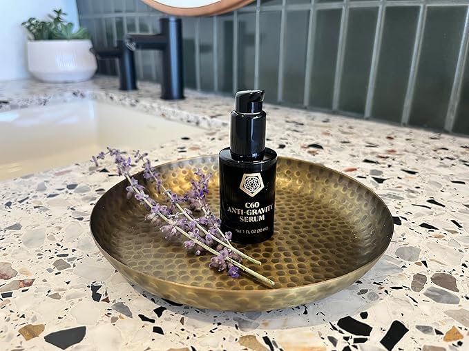 C60 Skincare - Age-Defying Antioxidant Protection - Reduce Wrinkles, Heal Skin, Non-Greasy - Face, Body, Bug Bites, Scarring - Organic Avocado Oil, 99.99% Pure (Regular, C60 Anti-Gravity Serum)-FemmiqueWomen