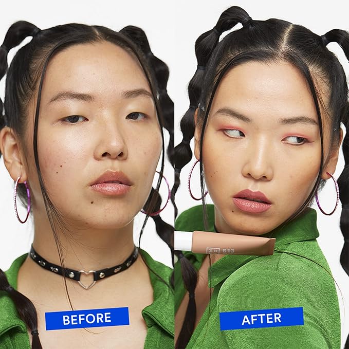 3INA 613 Tinted Moisturizer for Face with SPF 30 - Nude - BB Cream with Light to Medium Coverage - Hyaluronic Acid Moisturizer for All Skin Tones - Vegan, Cruelty and Paraben Free Make Up - 1 oz-FemmiqueWomen