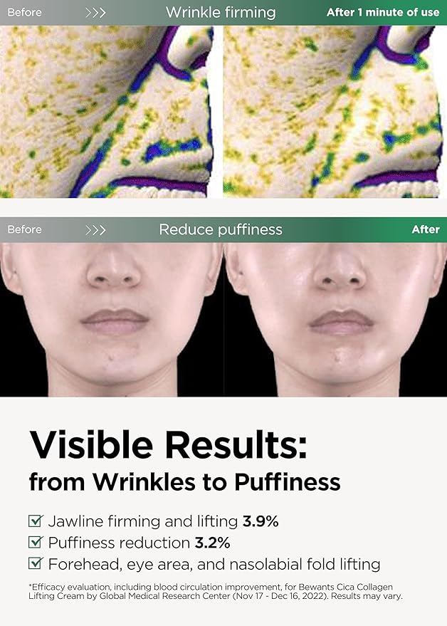 Bewants gua sha neck cream roller, korean neck cream with massage roller, rapid lift neck serum roll on, moisturizer for tightening skin with centella asiatica (2 Pack)-FemmiqueWomen