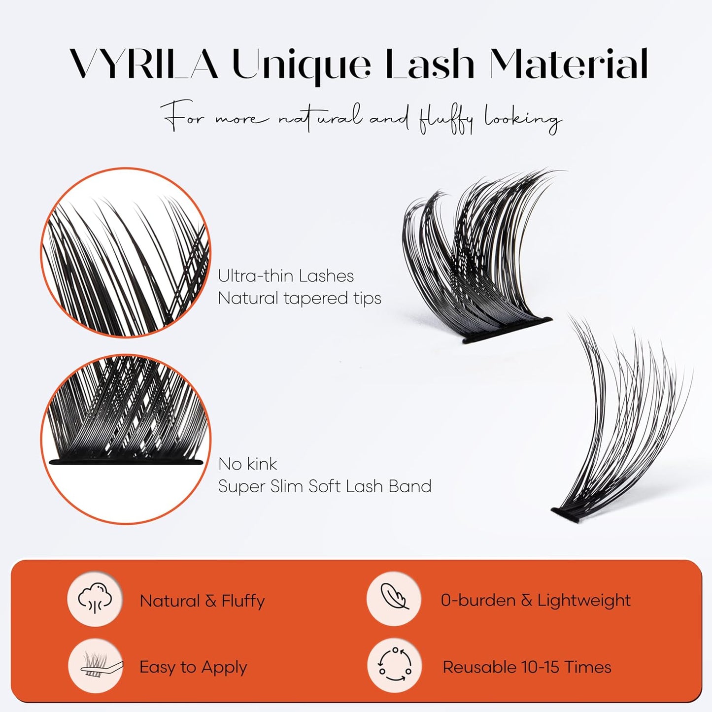 Lash Clusters-VYRILA 0.07mm Wispy Eyelashes C Curl Eyelash Clusters 8-14mix Individual Lashes Extension DIY at Home (30P+S03 186pcs-8-14mix)-FemmiqueWomen