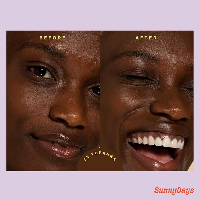 Tower 28 Beauty SunnyDays SPF 30 Tinted Mineral Sunscreen - For Sensitive Skin - 2-in-1 Facial Broad Spectrum UVA/UVB Protection + Foundation - Shade 65 TOPANGA - Deep with Red Undertones, 1 Fl Oz