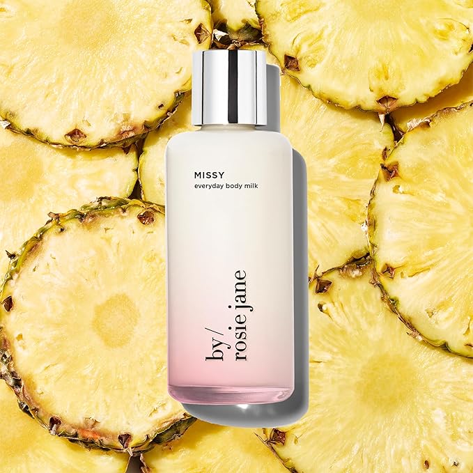 By Rosie Jane Everyday Body Milk (Missy) - Hydrating Toner & Body Moisturizer to Help Even Skin Tone - Infused with Soothing Aloe Vera and Turmeric Root to Promote Anti-Aging (5 Ounce)-FemmiqueWomen
