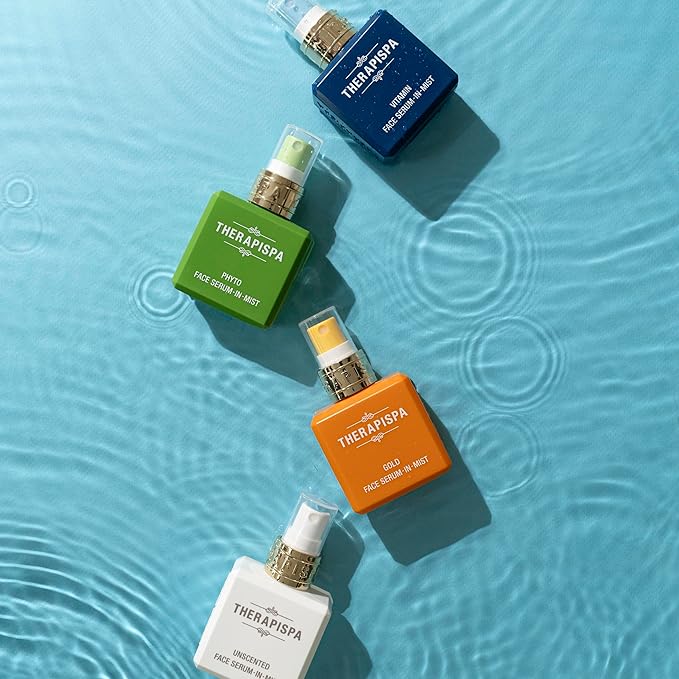 Face Serum-In-Mist – Hydrating Face Mist & Spray Serum with Niacinamide, Panthenol & Hyaluronic Acid for Firming, Radiant Glow & Youthful Skin (Gold, 2.0 fl oz)-FemmiqueWomen