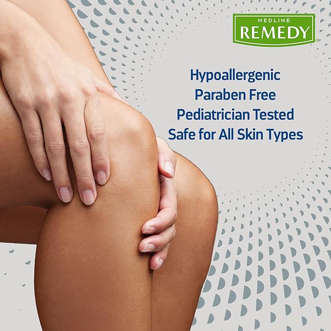 Medline Remedy Specialized Silicone Cream, Unscented (4 fl oz), Gentle Breathable Film for All Ages, Paraben-free and Hypoallergenic Skin Care, Barrier for Dry Cracked Skin-FemmiqueWomen
