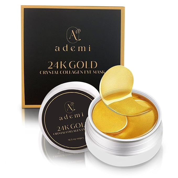 24k Gold Crystal Collagen Eye Mask-FemmiqueWomen