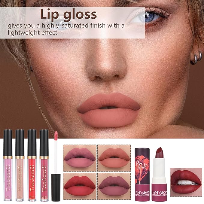 30 Pieces Makeup Kit for Women Full Kit, TooAemiS Professional Makeup Kit for Teens or Adult, All in One Makeup Sets Include Eyeshadow Palette Lipstick Concealer Foundation Mascara Loose Powder Etc-FemmiqueWomen