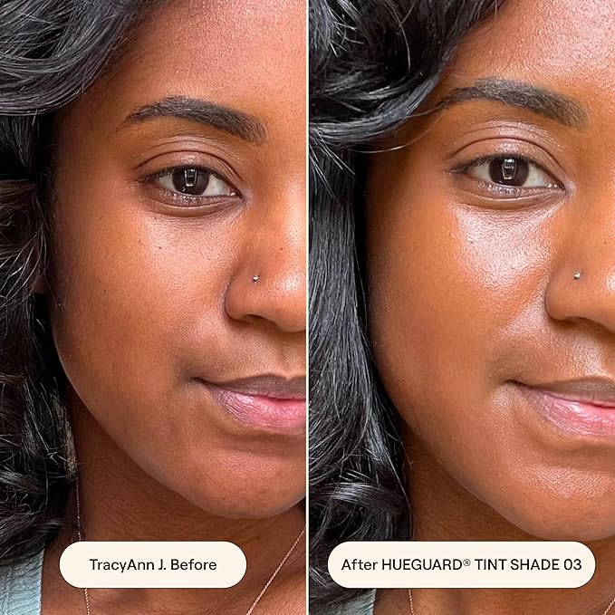 Live Tinted Hueguard Skin Tint SPF 50 - Tinted Mineral Sunscreen with Light-Medium Buildable Coverage With a Hydrating and Radiant Finish - Water and Sweat Resistant, 1.35 fl oz - Shade 03-FemmiqueWomen