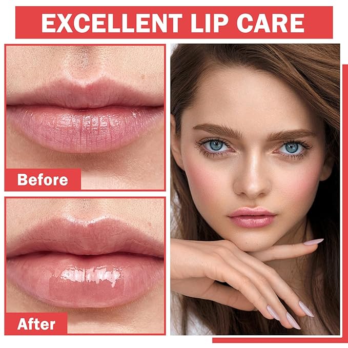 3PCS Bee Lip Balm Honey Pot Honey Strawberry Watermelon Lip Balm Sleeping Lip Mask Silky Hydrating Bee Lip Balm Honey Lip Mask Overnight Lip Care Products(Honey+Strawberry+Watermelon)-FemmiqueWomen