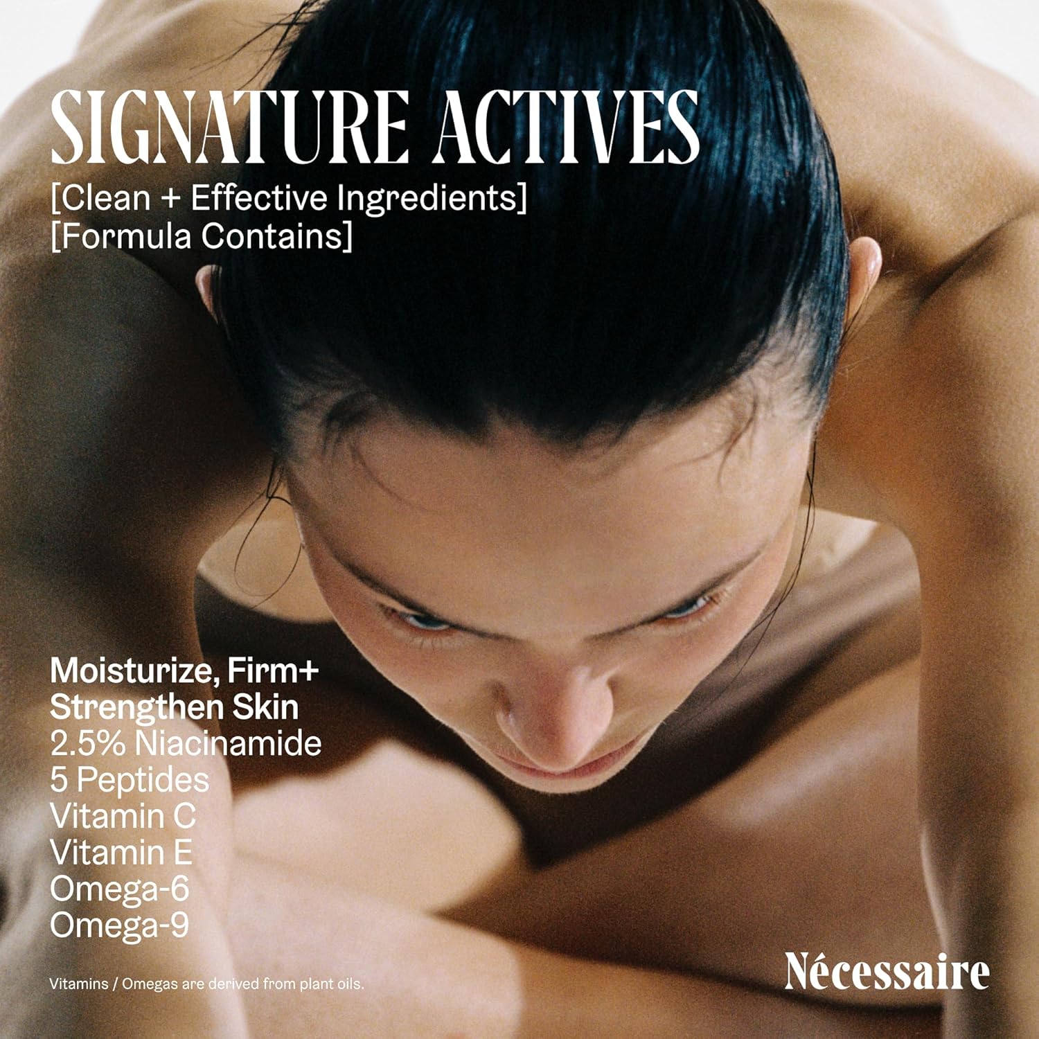 Nécessaire The Body Lotion Cyprès-Citronné – Multi-Peptide Body Moisturizer for Women + Men – Non-Comedogenic Body Lotion with Niacinamide – 450ml/15.2 fl oz-FemmiqueWomen