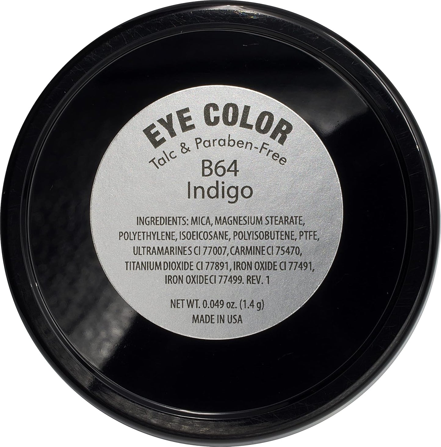 Indigo Denim Navy Blue Purple Violet Opaque Pressed Powder Single Vegan Eyeshadow; Talc, Paraben & Cruelty Free-FemmiqueWomen