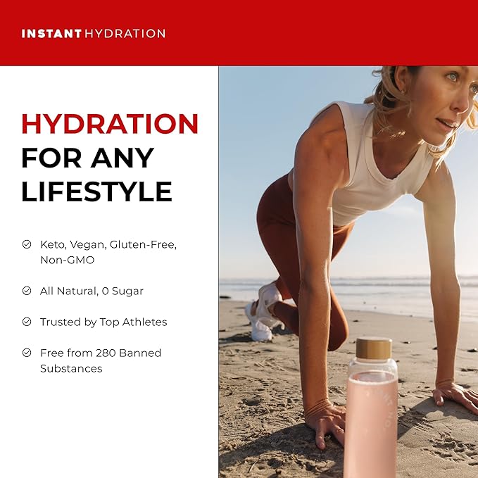 Instant Hydration Electrolytes Powder Packets - Paloma Electrolyte Drink Mix - Zero Sugar - Keto, Vegan, Gluten-Free, Non-GMO - Boost Recovery, Brain Health, Muscle & Tissue Support- 30 Sticks-FemmiqueWomen