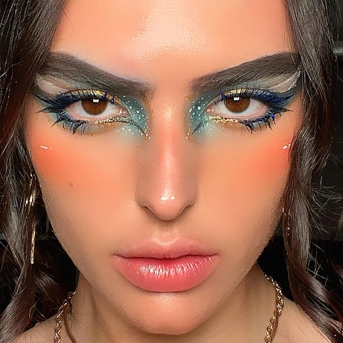 24 Shades Eyeshadow Palette - Festive Luxury Vibrant Bold Full-Color Pigment Long Lasting Matte Shimmer Eye shadow Palette (Malibu)-FemmiqueWomen