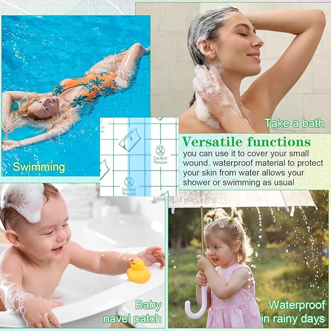 100 Pieces Makeup Hand Palette Single Use Makeup Mixing Palette Professional Makeup Artist Must Haves Disposable Transparent Waterproof Cosmetic Tray Adhesive Tape for Women and Girls-FemmiqueWomen