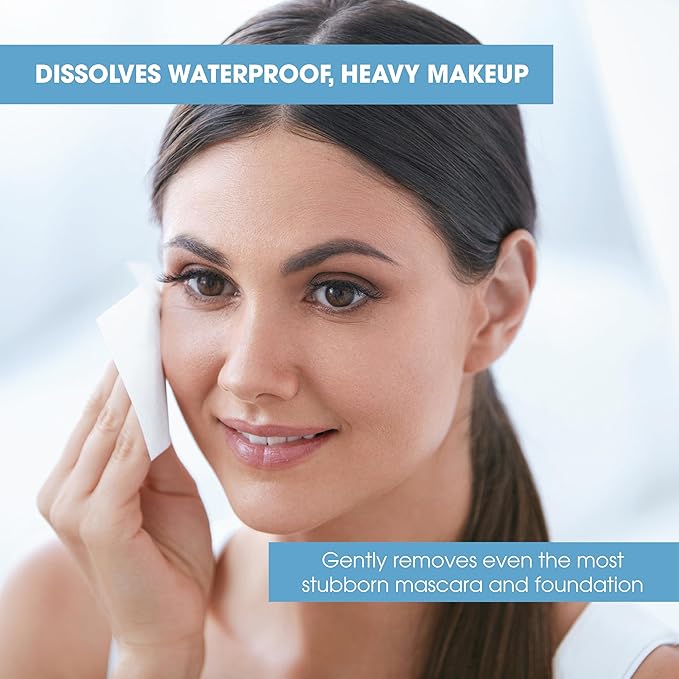 Diamond Wipes Makeup Remover Wipes, Alcohol Free Facial Cleansing Wipes with Vitamin E, Case of 50 Face Wipes-FemmiqueWomen