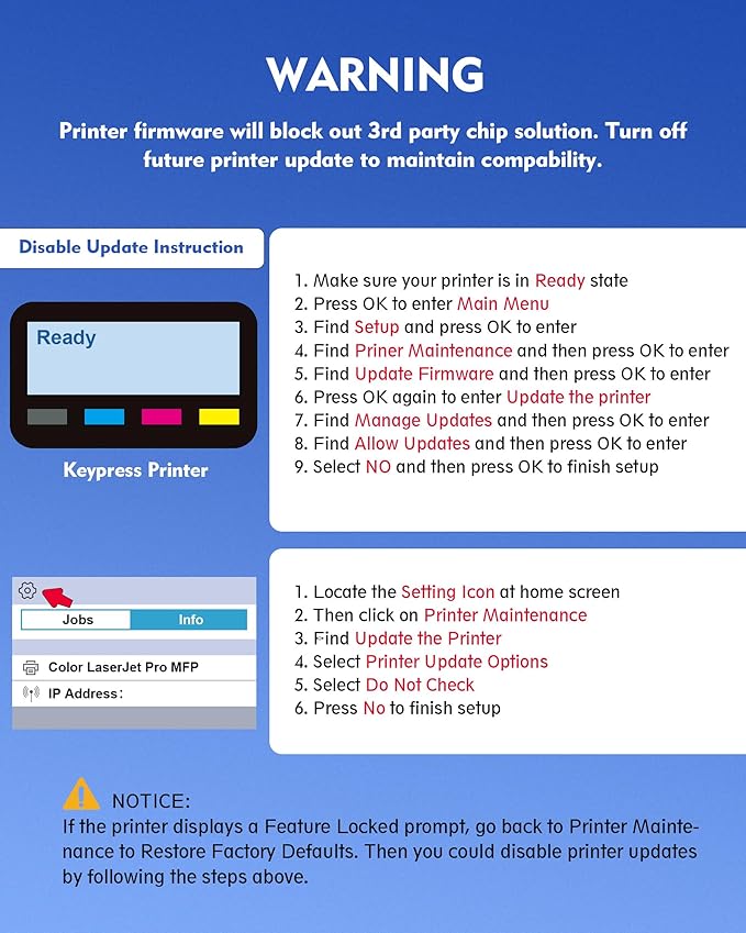 206X 206A Toner Cartridge 4 Pack M283fdw - High Yield Replacement for HP 206X 206A Compatible with HP Color Laserjet Pro MFP M283fdw Toner, M283cdw M255dw, Color Pro M283 M255 Series | W2110X