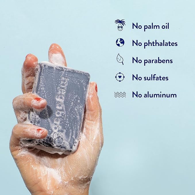 Megababe Underarm Bar Soap - Space Bar | With Detoxifying Charcoal for Odor Control | 4.5 oz - 3 Pack-FemmiqueWomen