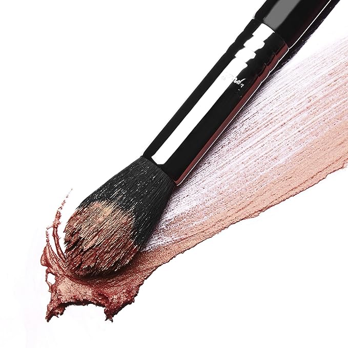 Sigma Beauty Professional F35 Tapered Highlighter synthetic Face Makeup Brush with SigmaTech® fibers for Highlighting and Contouring-FemmiqueWomen