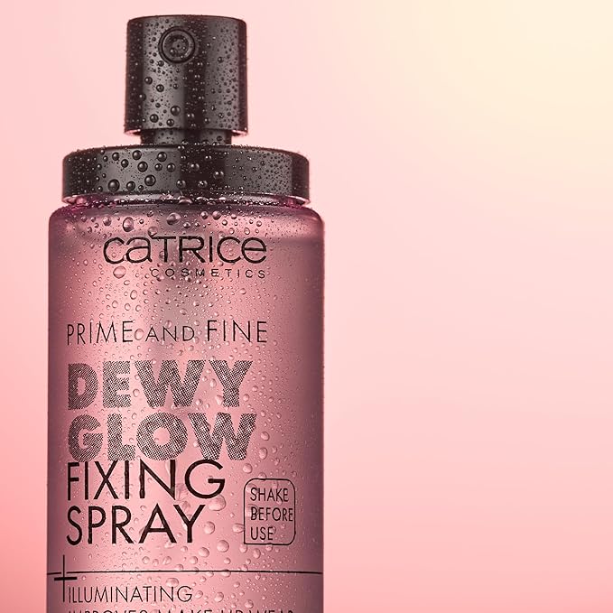 Catrice | Prime & Fine Illuminating Dewy Glow Spray | Transparent and Fast Drying Fixing Spray| Paraben Free & Vegan | Cruelty Free (Pack of 1)-FemmiqueWomen