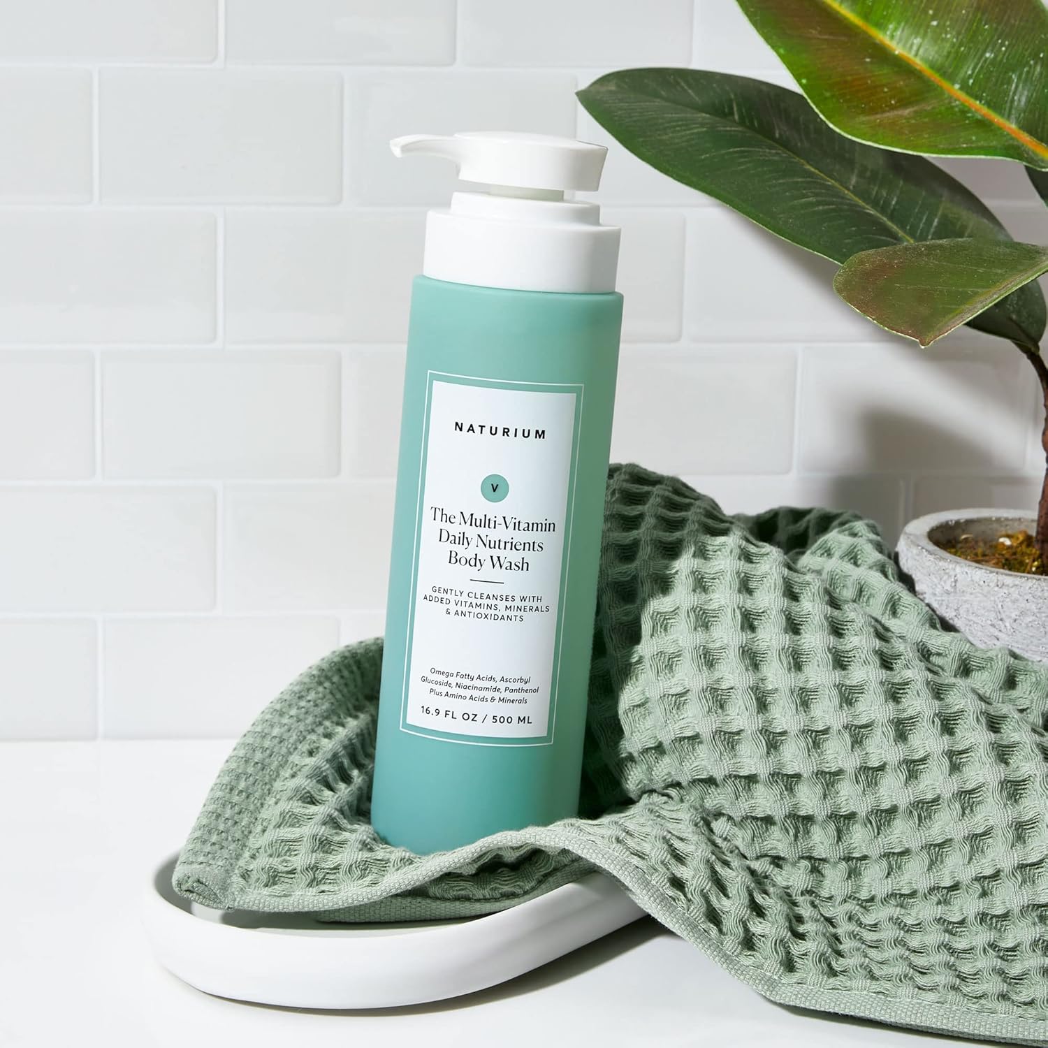 Naturium The Multi-Vitamin Daily Nutrients Body Wash, Hydrating Cleanser, 16.9 oz-FemmiqueWomen