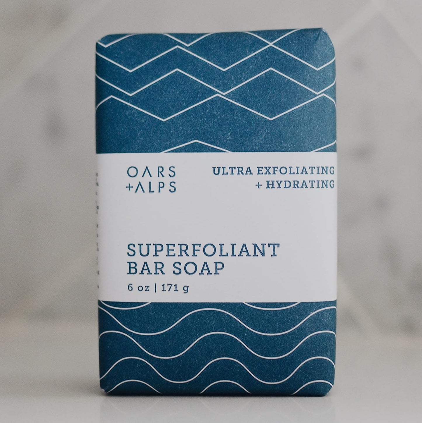 Oars + Alps Superfoliant Exfoliating Men's Bar Soap, Dermatologist Tested and Made with Clean Ingredients, Travel Size, 1 Pack, 6 Oz-FemmiqueWomen