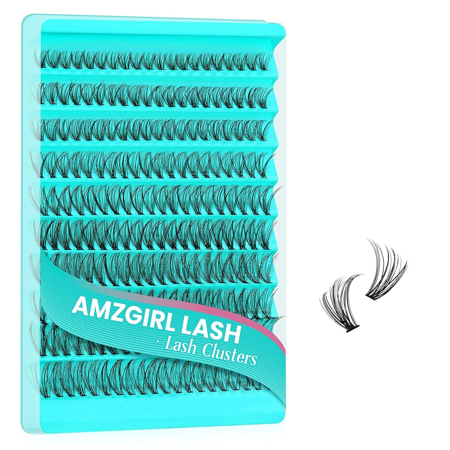 Lash Clusters 200pcs, Eyelash Extension Kit 30D D Curl Diy Cluster Eyelashes Extensions Lash Bond and Remover Waterproof Lash Applicator Tools for 8-18mm Mix Lashes Beginner Self Use-FemmiqueWomen
