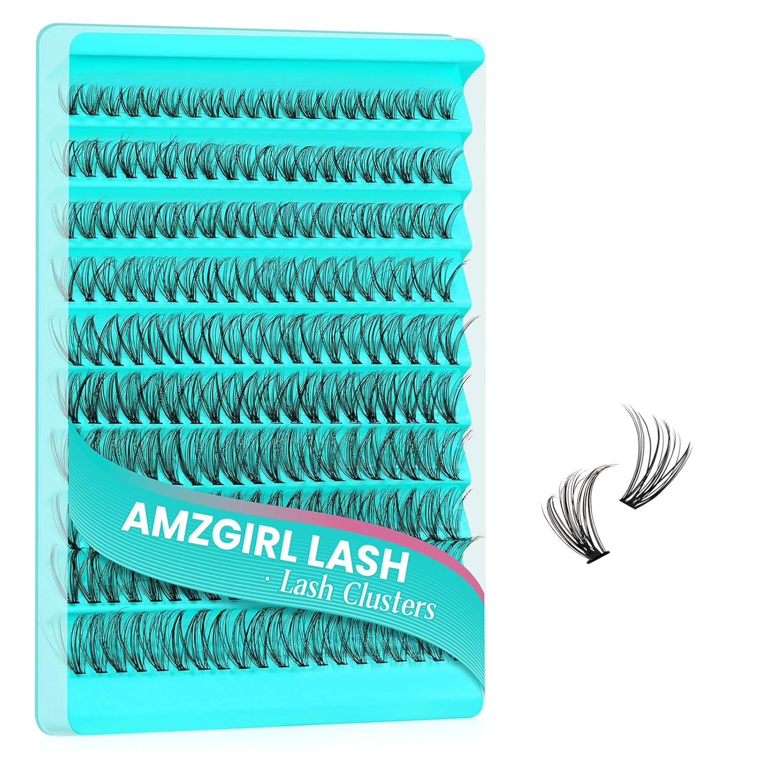 Lash Clusters 200pcs, Eyelash Extension Kit 30D D Curl Diy Cluster Eyelashes Extensions Lash Bond and Remover Waterproof Lash Applicator Tools for 8-18mm Mix Lashes Beginner Self Use-FemmiqueWomen