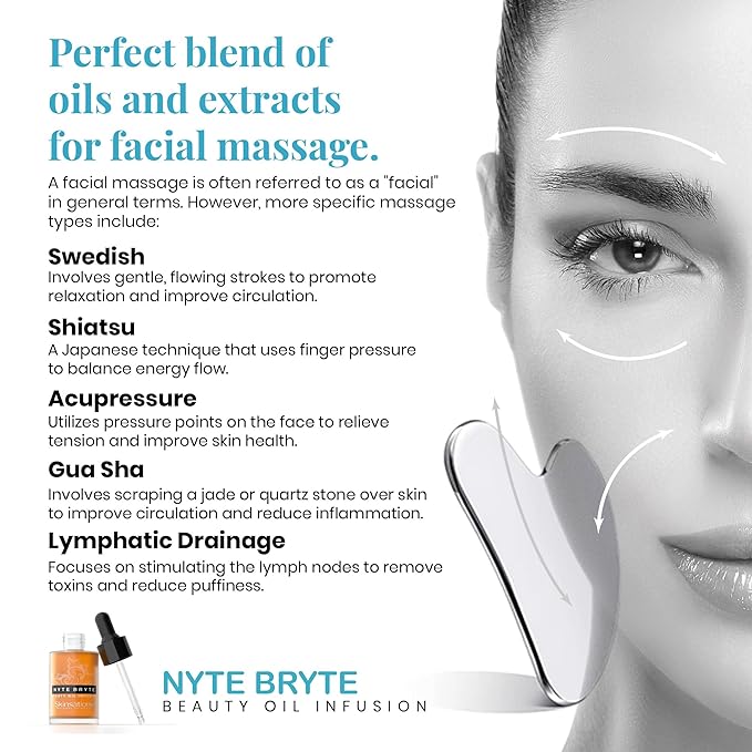 Skinsations - Retinol Face Oil Infusion - NYTE BRYTE - Anti-Aging, Collagen Boosting, Antioxidant Protection, Skin Care - Retinol, Plum Kernel Oil, Sea Buckthorn, Wheat Germ Oil, Vitamin A, Vitamin E-FemmiqueWomen