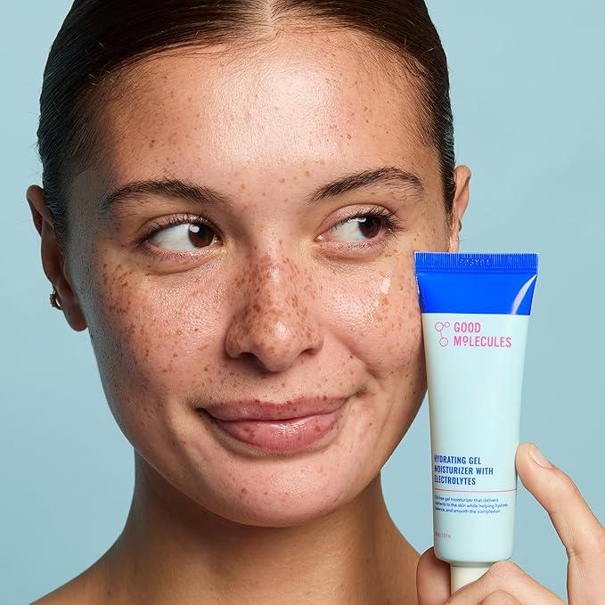 Good Molecules Hydrating Gel Moisturizer - Oil Free Face Moisturizer for Oily Skin With Ultra Hydrating Electrolytes to Rejuvenate, Skin Care for Face-FemmiqueWomen