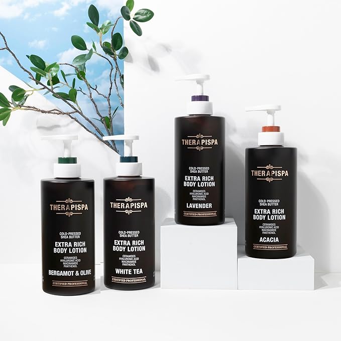 Scented Body Lotion for Women – Refreshing Moisturizer with Shea Butter, Ceramides & Panthenol to Revive & Nourish Dry Skin – Used by All Genders (Bergamot & Olive, 17.0 fl oz)-FemmiqueWomen