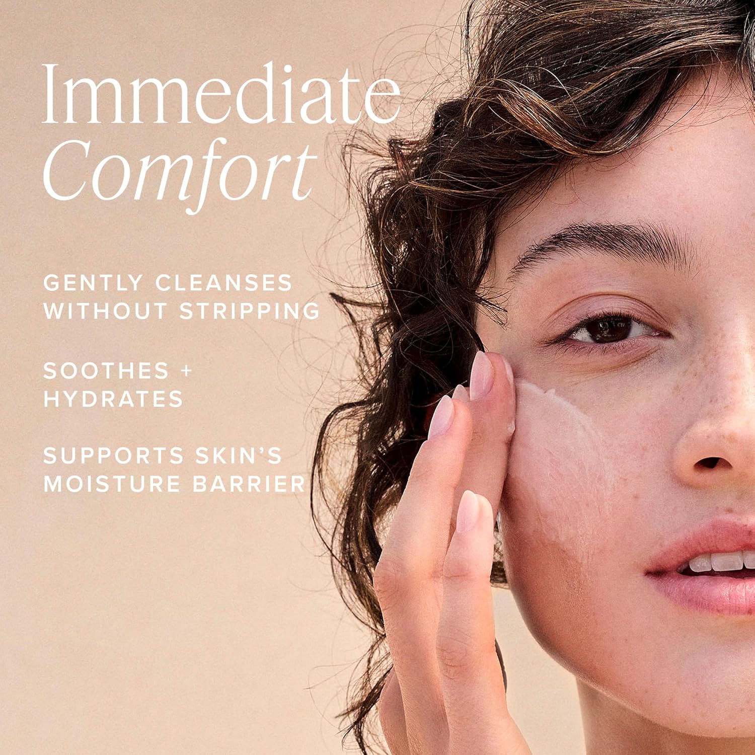 Farmacy Gentle Creamy Face Cleanser - Hydrating Facial Cleanser to Nourish & Help Remove Makeup & Impurities - Enriched with Aloe & Moringa Oil to Soothe, Purify & Refresh Skin (50ml)-FemmiqueWomen