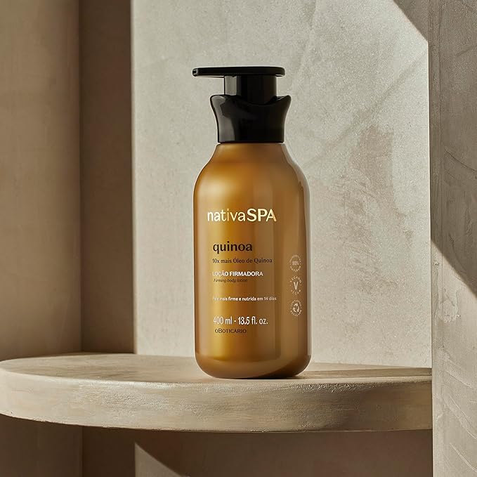 Nativa SPA by O Boticario Quinoa Hydrating Body Lotion, Fragranced Skin Moisturizer with Purified Quinoa Drops, 13.5 Ounce-FemmiqueWomen
