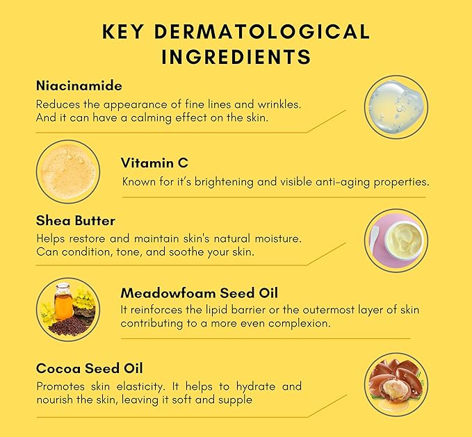 Anti Aging Face Cream with Niacinamide, Vitamin C & E, Peptides | Targets Hyperpigmentation, Wrinkles & Fine Lines | Moisturizing and Brightening Korean Cream 30G-FemmiqueWomen