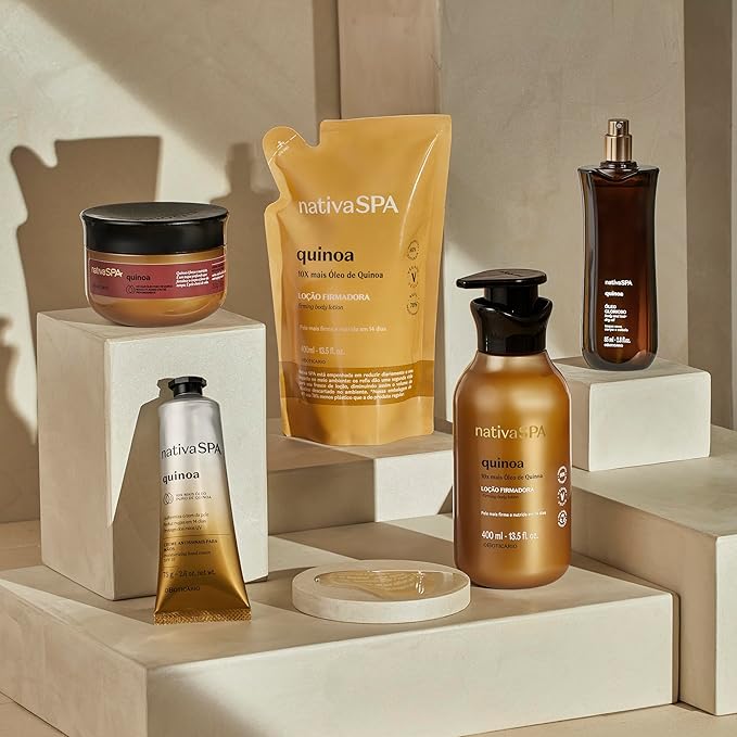 Nativa SPA by O Boticario Quinoa Hydrating Body Lotion, Fragranced Skin Moisturizer with Purified Quinoa Drops, 13.5 Ounce-FemmiqueWomen