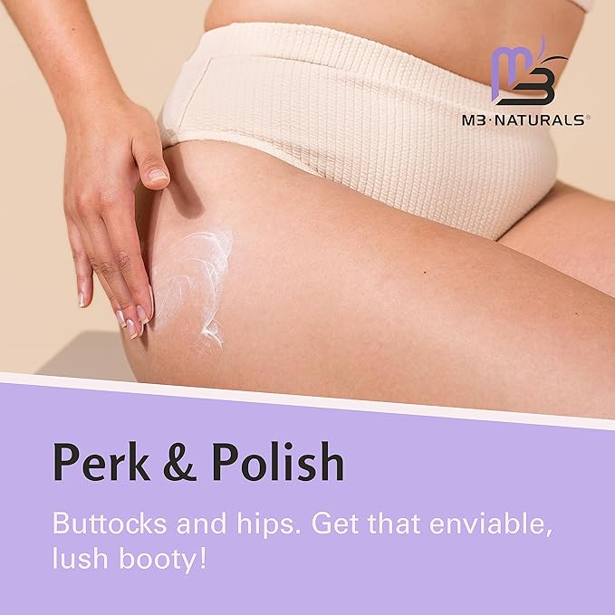 Moisturizing Butt Mask for Women - Butt Firming Mask and Caffeine Cellulite Cream for Thighs and Buttocks with Collagen - Clarifying Butt Firming Cream for Cellulite KP and Dry Skin by M3 Naturals-FemmiqueWomen