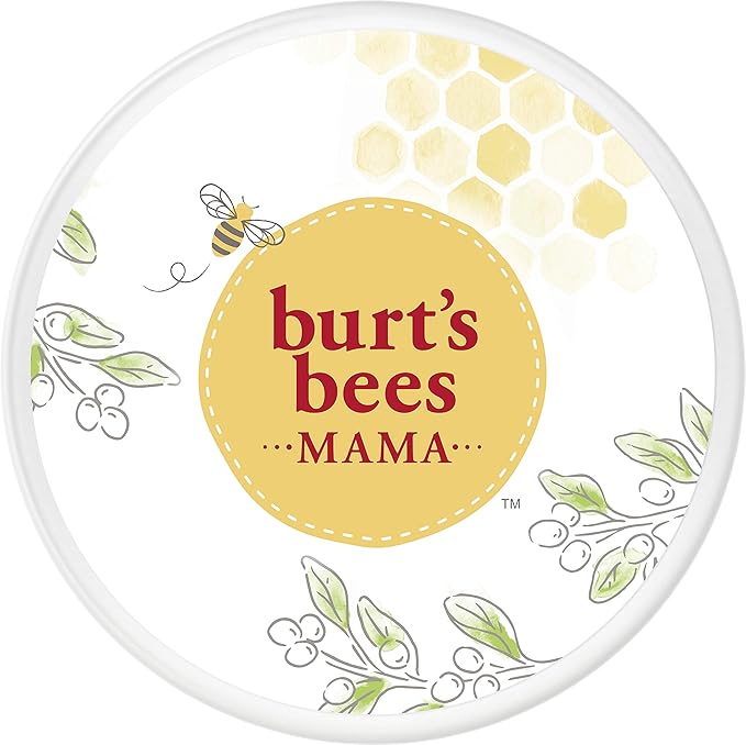 Burt's Bees Mama Belly Butter Stretch Mark Cream for Pregnancy Massages Body & Reduces Scar Appearance, Prenatal & Postnatal Tummy Skin Care, Shea Butter & Vitamin E Rich Formula, 6.5 Oz (Pack of 3)-FemmiqueWomen
