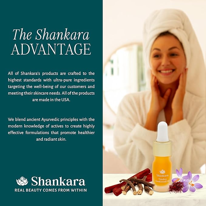 Shankara Kumkumadi Oil with Pure Saffron and Ayurvedic Herbs (Original Aroma 5ml)-FemmiqueWomen