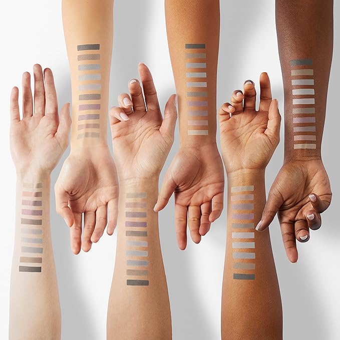 10 Colors Eyeshadow Palette Matte Naked Eye Shadow Makeup,High Pigmented, Naturing-Looking, Ultra-Blendable,Long Lasting High Pigment Nude Eyeshadow with 3 Eyeshadow Brush(Cement color)-FemmiqueWomen