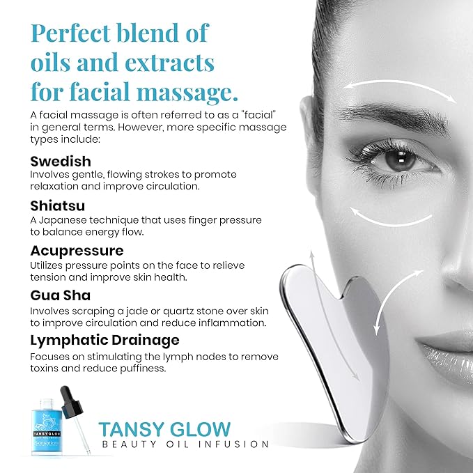 Skinsations - Balancing Face Oil Infusion - TANSY GLOW - Soothing and Calming, Skin Regenerative, Hydrating, Anti-Aging Skin Care - Blue Tansy, Neroli Oil, Chamomile, Moringa Oil, Vitamin C, Vitamin E-FemmiqueWomen