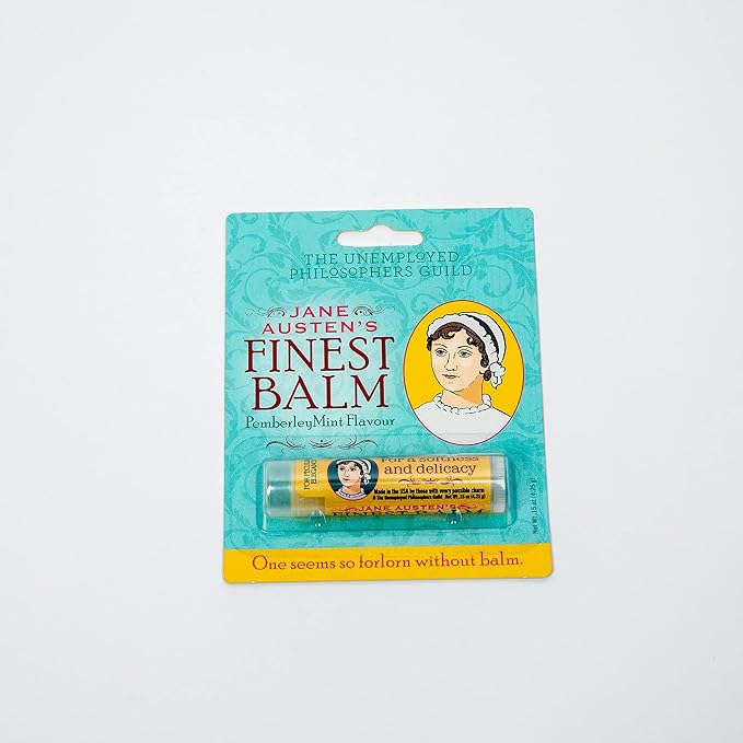 Jane Austen's Finest Balm, Lip Balm Tube, Peppermint Flavored - Cruelty-Free and Made in the USA from Natural and Imported Ingredients-FemmiqueWomen