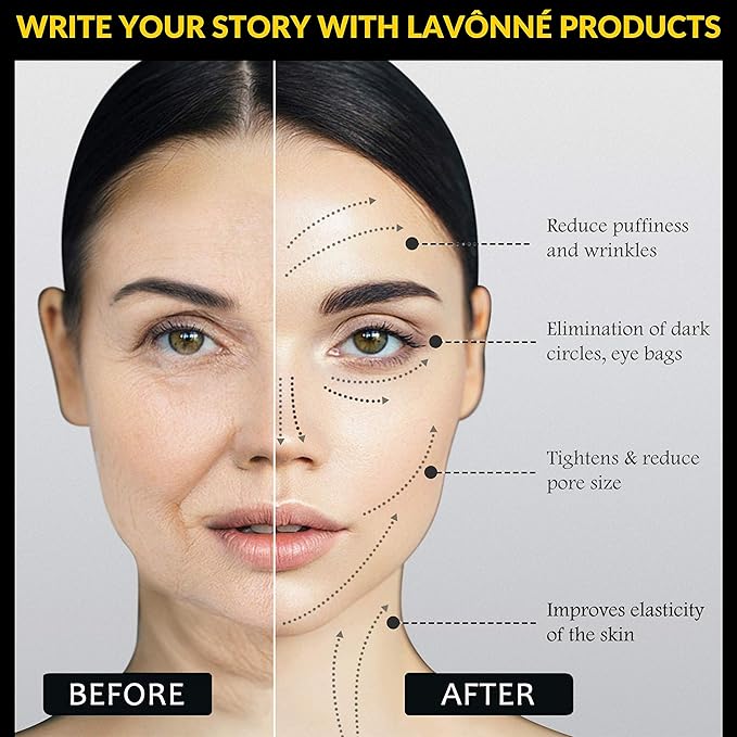 100% Authentic Amethyst Mother's day Gift Set Amethyst Eye Mask Amethyst Jade Roller & Gua Sha Set Facial Mask Instant Puffiness promote relaxation and relief stress.-FemmiqueWomen