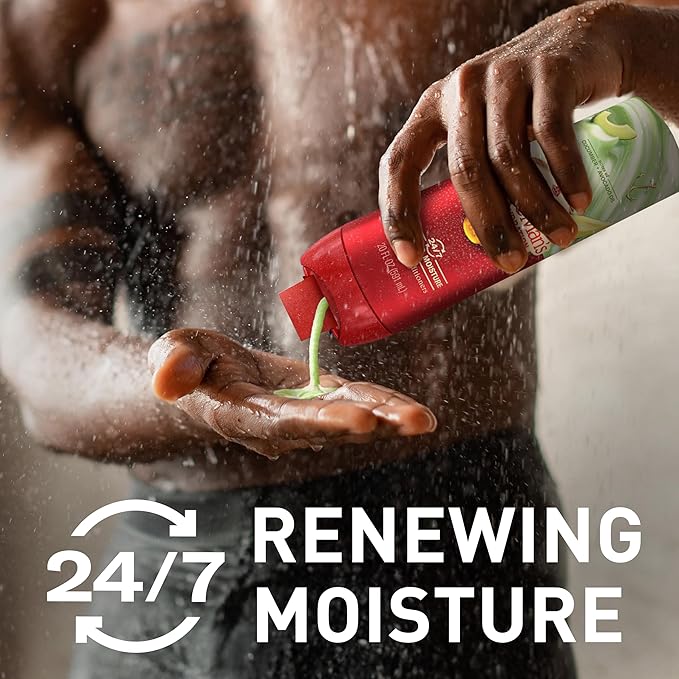 Old Spice Super Hydration Body Wash GentleMan’s Blend, Cucumber + Avocado Oil Scent for Deep Cleaning and 24/7 Renewing Moisture, 20 oz-FemmiqueWomen