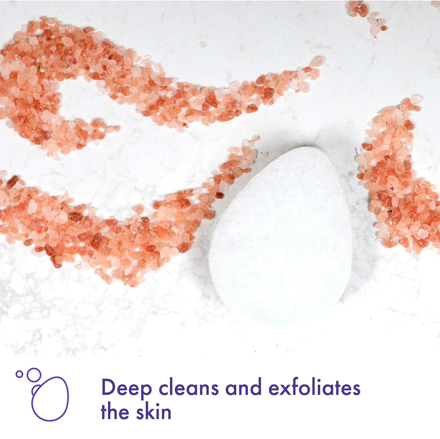 Buf-Puf Regular Facial Sponge, Dermatologist Developed, Removes Deep Down Dirt & Makeup that Causes Breakouts and Blackheads, Reusable, Exfoliating, White, 1 Count (Pack of 2)-FemmiqueWomen