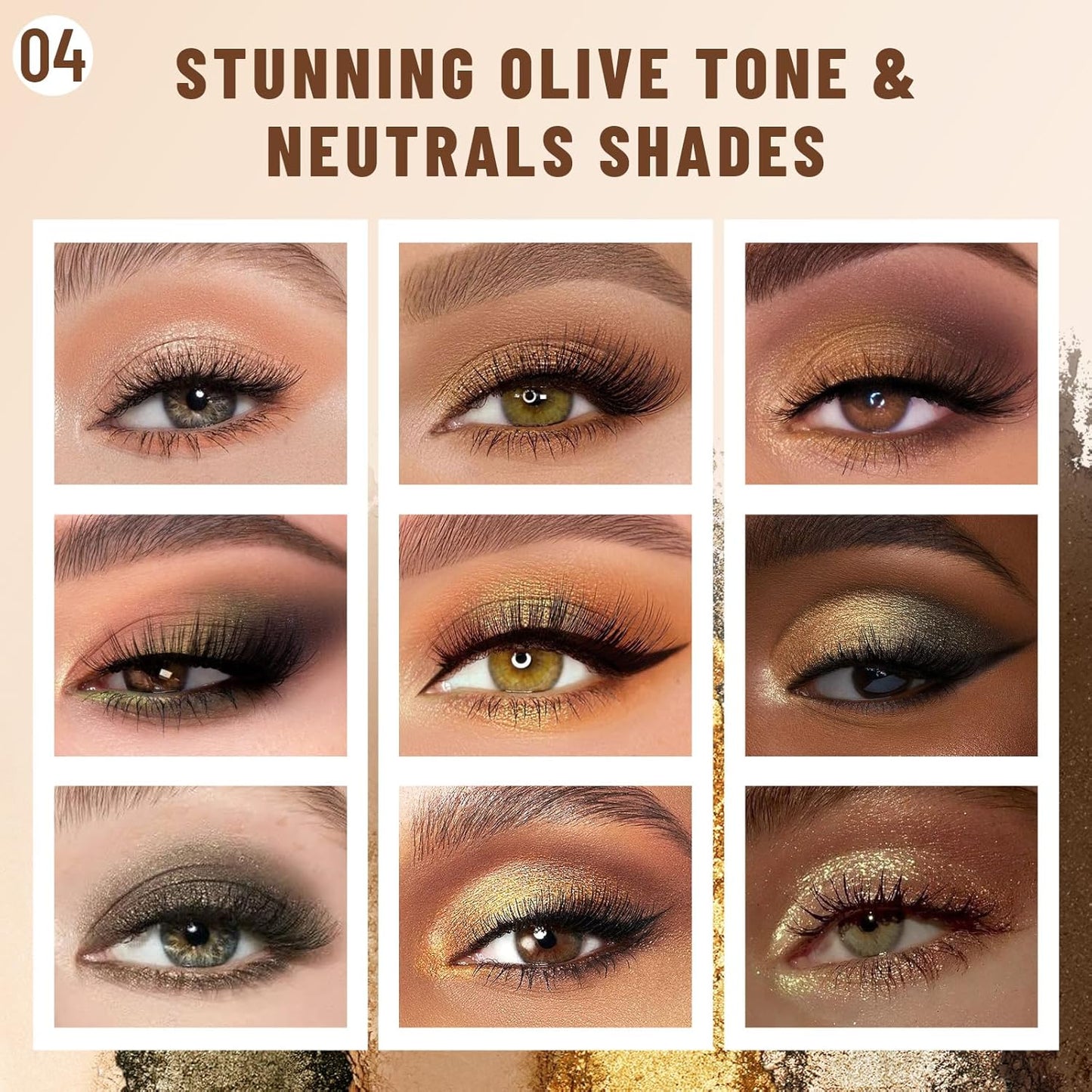 2PCS 6 Colors Mini Eyeshadow Palette Makeup with Brush Set Neutral Nude Eye Shadow Brown & Olive-colored Matte Shimmer Make Up Pallet with Mirror Highly Pigmented Travel Size Gift Kit-FemmiqueWomen