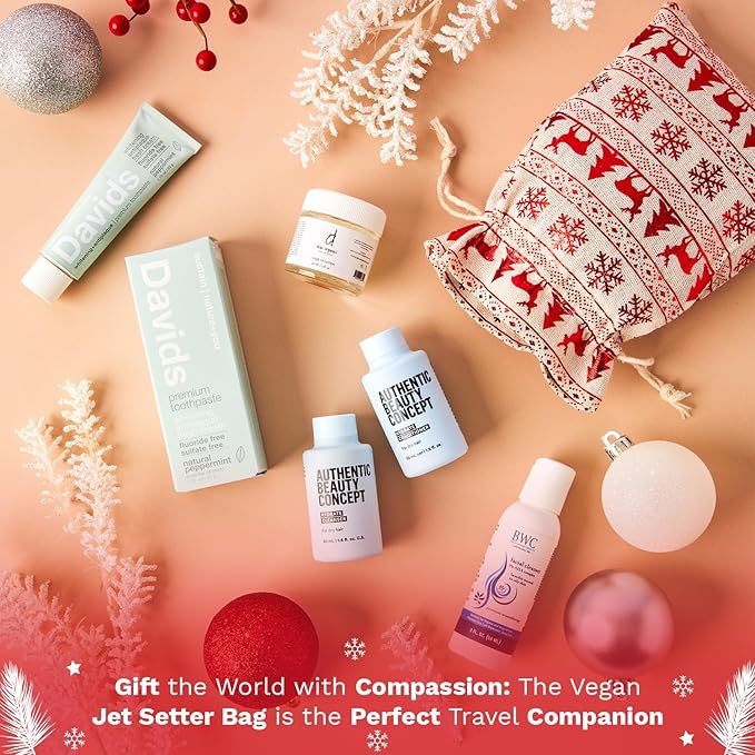 Jet Setter's Selfcare Essentials - Vegan Beauty Set Gift for Women - On-the-Go Skincare And Vacation Beauty Essentials - Compact Travel Size Beauty Products Gift Set - Great Christmas Gift for Her-FemmiqueWomen